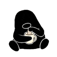 tea penguin Sticker by Melissa Goh