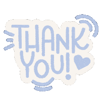 Heart Thank You Sticker