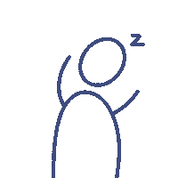 Sleep Sparkle Sticker by Gestrikt door Claudia