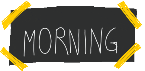 Morning Note Sticker by WIE AM SCHNUERCHEN