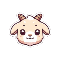 Goat Sheep Sticker
