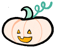 Happy Jack O Lantern Sticker by Stefanie Shank