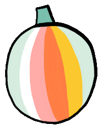 Rainbow Fall Sticker by Stefanie Shank