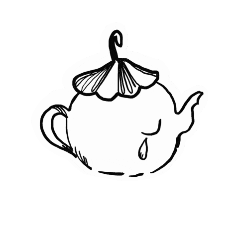 Wawflouer giphyupload alice in wonderland tea time tea party Sticker