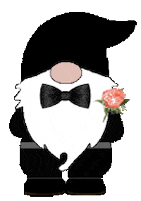 Wedding Gnome Sticker