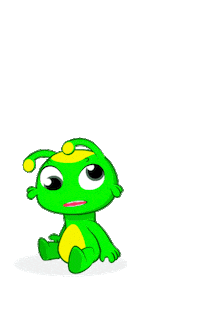 groovythemartian confused stars kids groovy Sticker