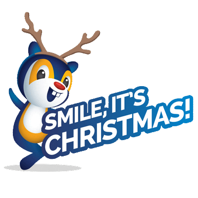 christmas smile Sticker by DBS Bank Ltd