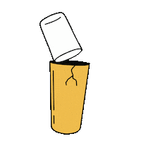 Thedeadpintco dancing drink beer drinking Sticker