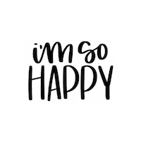 Happy Sticker