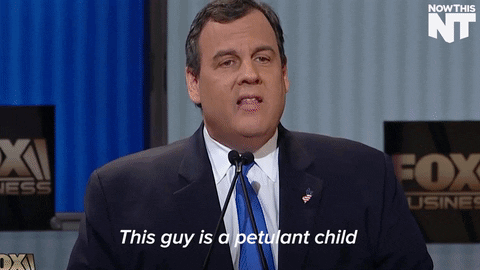 chris christie burn GIF by NowThis 