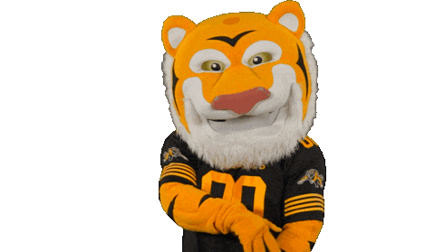 Tiger-Cats Mascot Sticker by Hamilton Sports Group