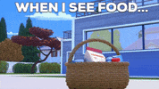superprod funny dog food lover GIF