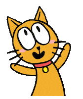 Happy Cat Sticker by T. L. McBeth