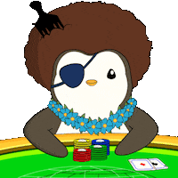 Im All In Sticker by Pudgy Memez