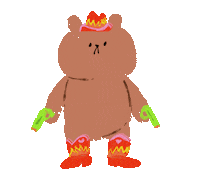 Bear Love Sticker by Bearly Getting By