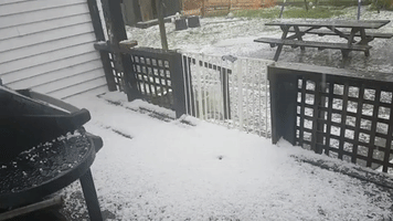 Hail Blankets Parts of Auckland Like Snow