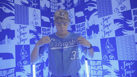 Creighton Bluejays Baseball GIF by Creighton University Athletics