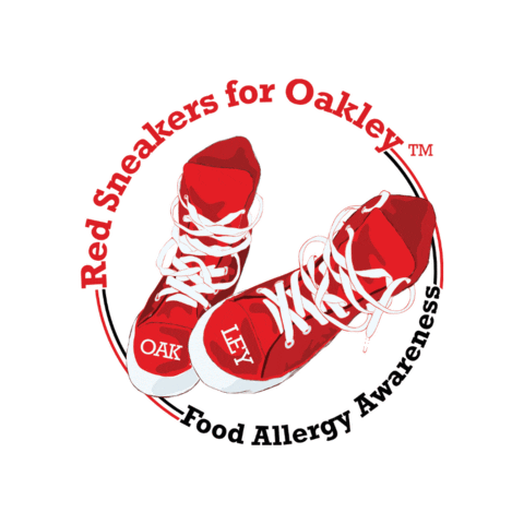 Food Allergy Sticker by Red Sneakers for Oakley