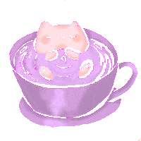 Cat Coffee Sticker
