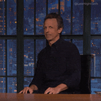Seth Meyers Reaction GIF by Late Night with Seth Meyers