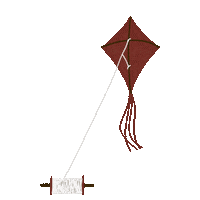 Makar Sankranti Kite Sticker