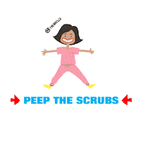 Doctor Scrubs Sticker by Mediclo