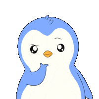 Thinking Think Sticker by Pudgy Penguins