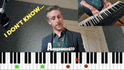 Piano I Dont Know GIF by FoilArmsandHog