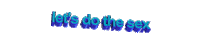 blue Sticker by AnimatedText