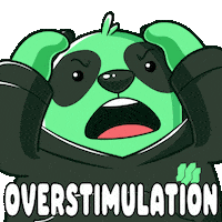 Stressed Too Much Sticker by SuperVerse