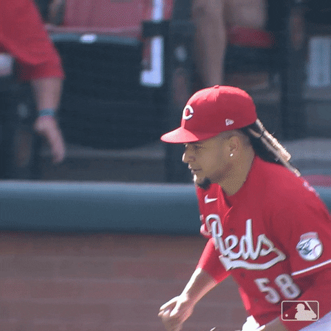 Luis Castillo Baseball GIF by Cincinnati Reds
