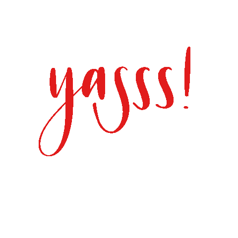 socalligraphyuk yes yass socalligraphy Sticker