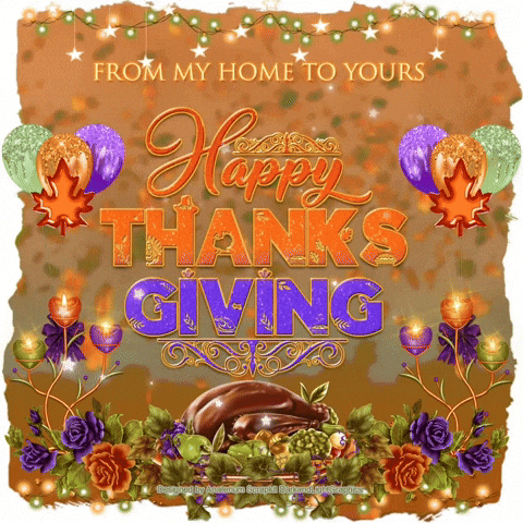 Turkey Dinner Thanksgiving GIF