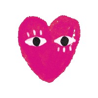 ajul love heart self love artsy Sticker