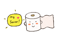 Toilet Paper Toiletroll Sticker by cypru55