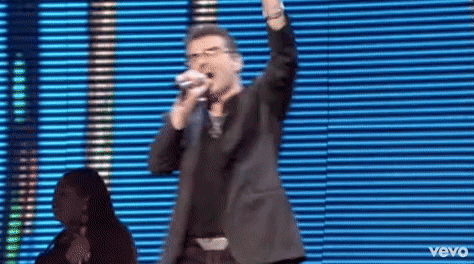 georgemichael giphyupload feeling good george michael giphygmfeelinggood GIF