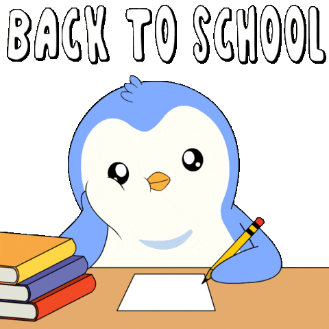 Back To School Sticker by Pudgy Penguins