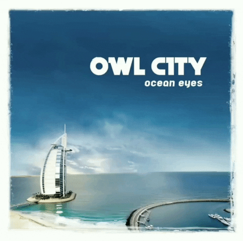 musicsquare music album cover owl city ocean eyes GIF