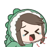 Chibi Screaming Sticker