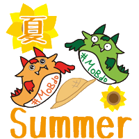Summer Dragon Sticker