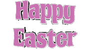 Easter Bunny Love Sticker by OpticalArtInc.
