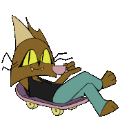 Chilling Happy Sunday Sticker