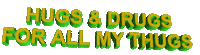 Thug Life Hug Sticker by AnimatedText