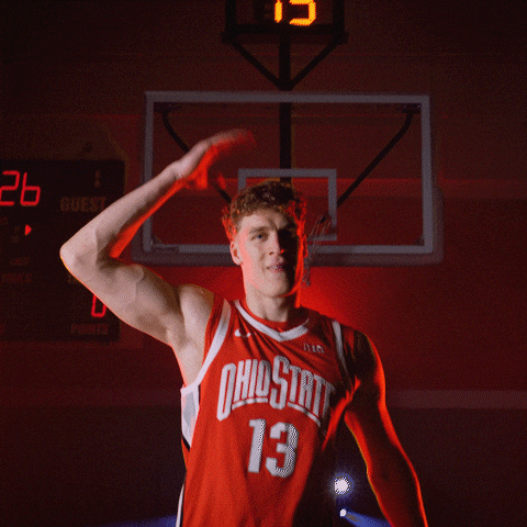 Basketball Dunk GIF by Ohio State Athletics