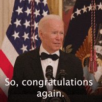So, congratulations again.