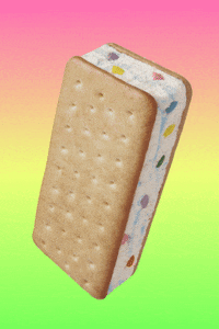 Ice Cream Sandwich GIF by Shaking Food GIFs