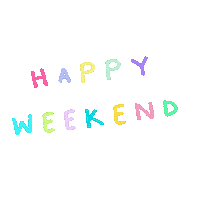 Happy Weekend Sticker