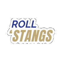 Mustangs Sticker by Divine Savior Academy