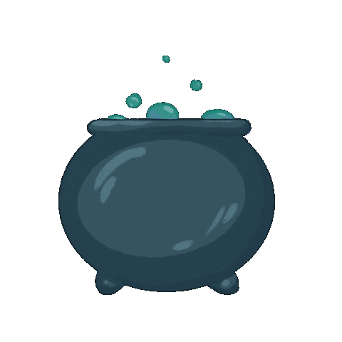 Moominjaye giphyupload witch spell witchcraft Sticker