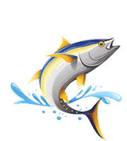 Travel Fish Sticker by Alsherry Experiences